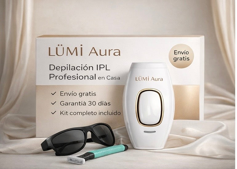 Depilación IPL en Casa LÜMI Aura | Piel suave sin dolor