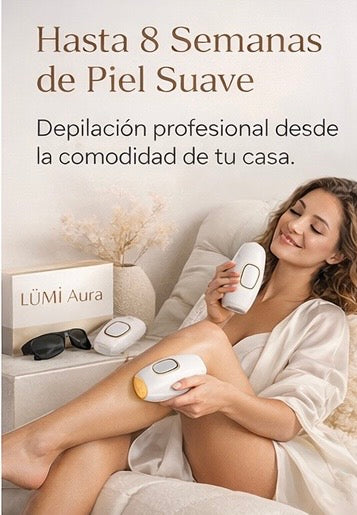 Depilación IPL en Casa LÜMI Aura | Piel suave sin dolor