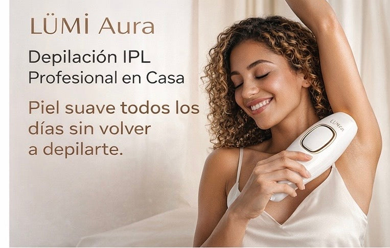 Depilación IPL en Casa LÜMI Aura | Piel suave sin dolor